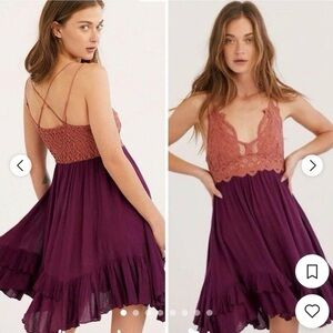 Free People Adella Slip Dress